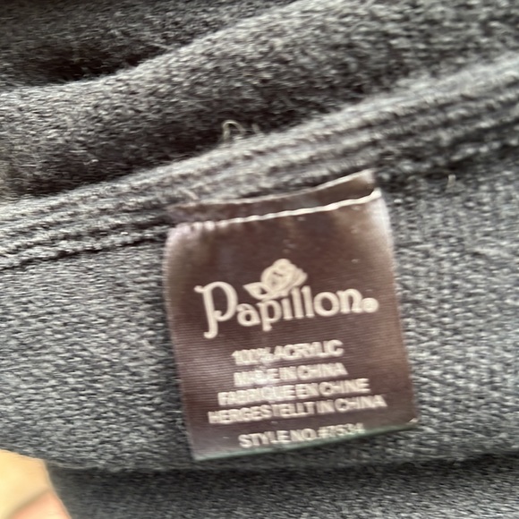 Beautiful new long jacket with fur faux trim - Picture 8 of 9